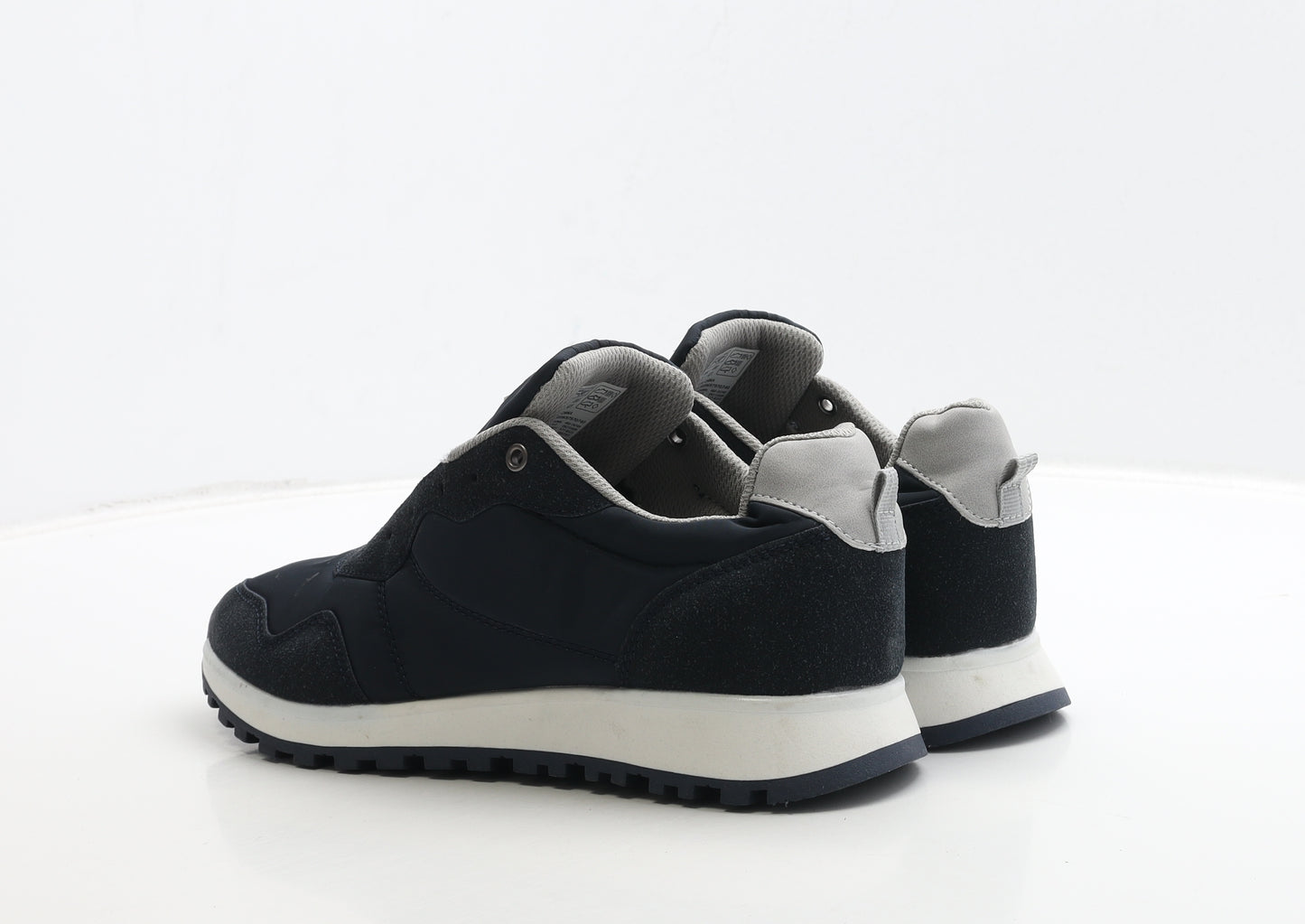 F&F Mens Blue Polyester Trainer UK 7 41