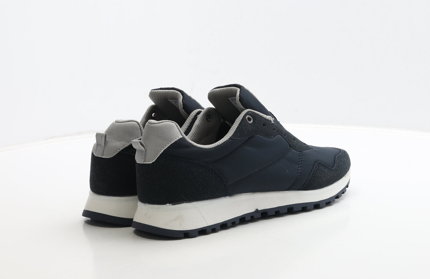 F&F Mens Blue Polyester Trainer UK 7 41