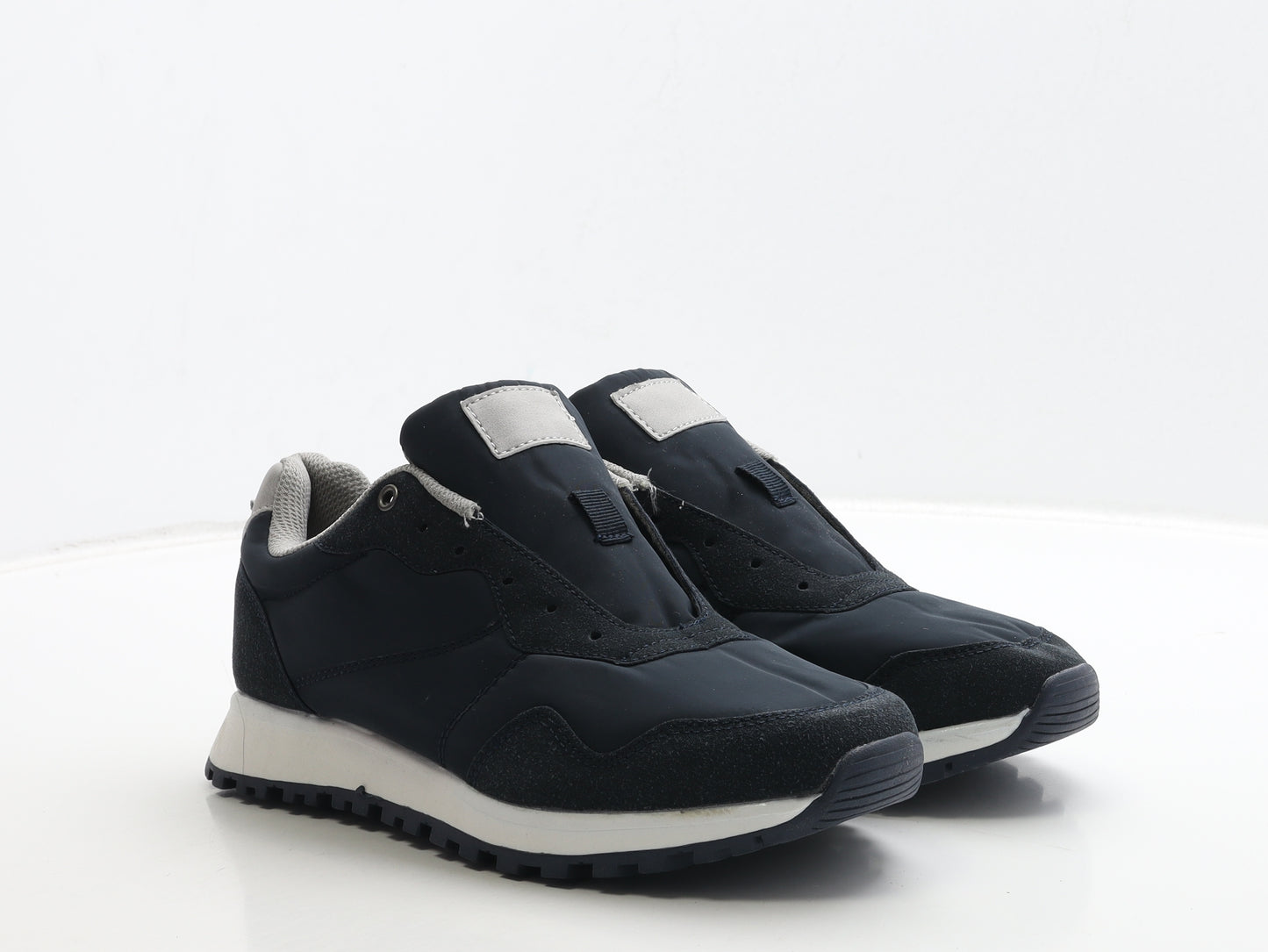 F&F Mens Blue Polyester Trainer UK 7 41