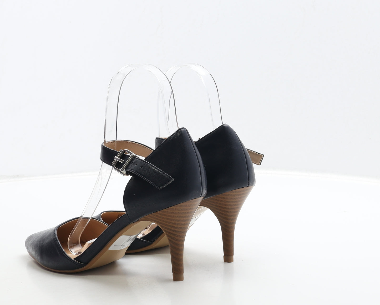 Roberto Vianni Womens Blue Leather Strappy Heel UK 4 37