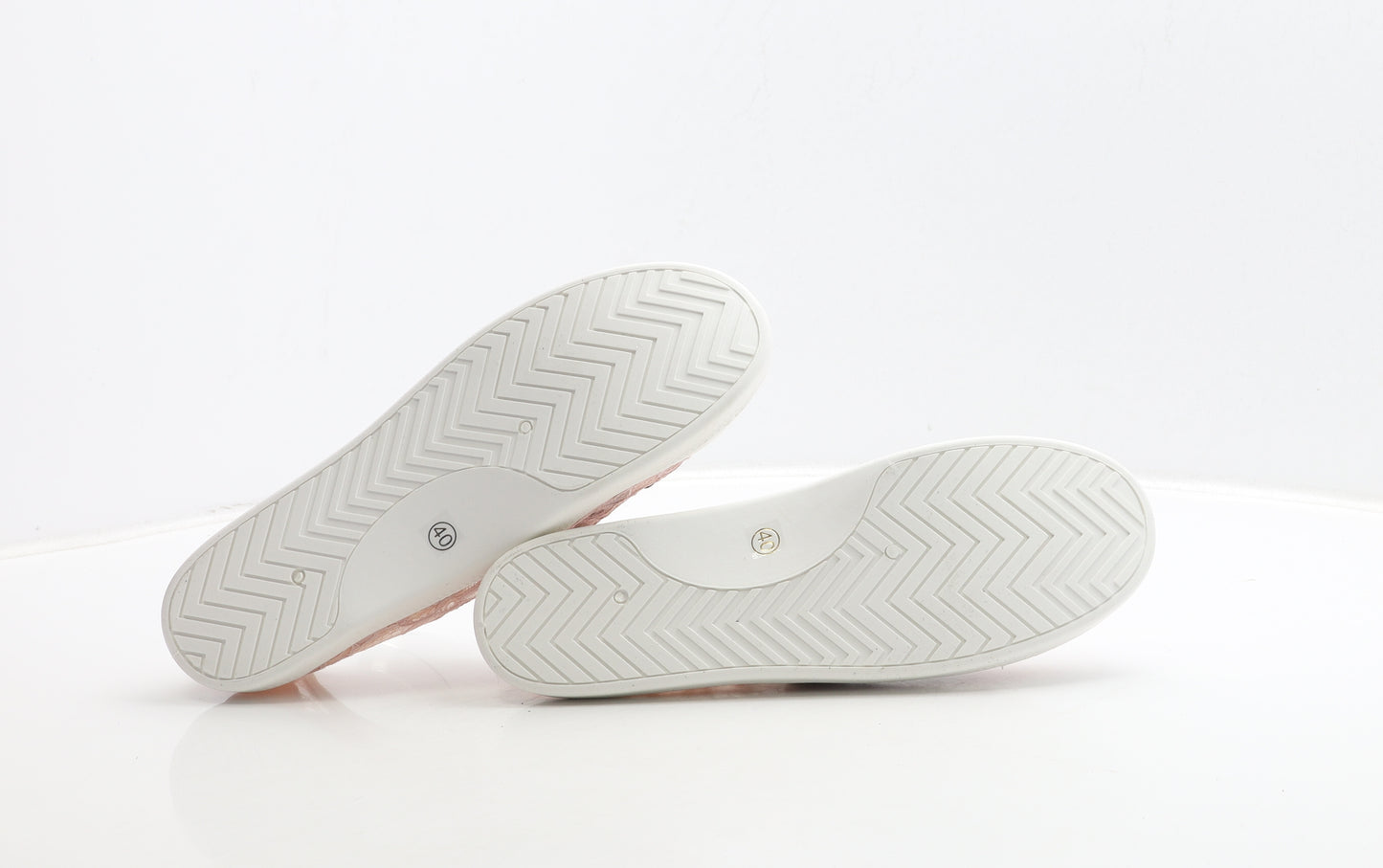 Preworn Womens Pink Floral Polyester Trainer UK 7 40