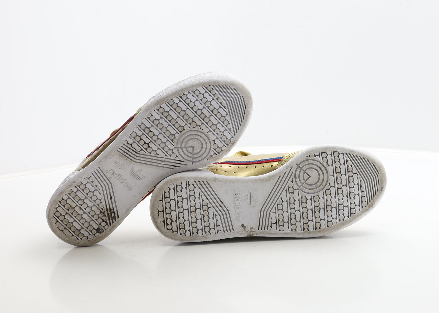 adidas Girls Gold Leather Trainer UK 3.5 36