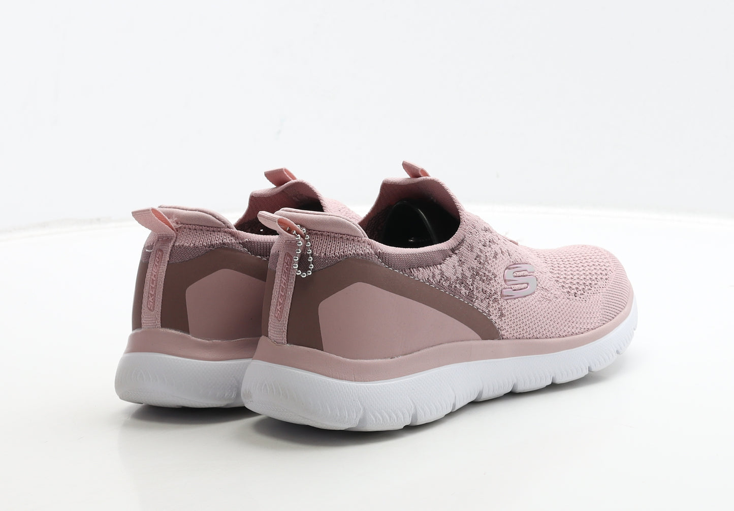 Skechers Womens Pink Polyester Trainer UK 4 37