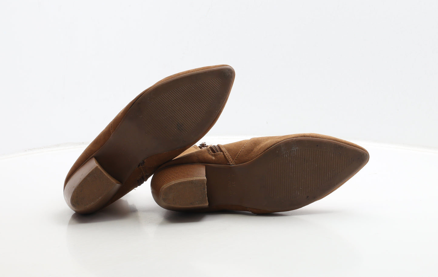 Primark Womens Brown Suede Bootie Boot UK 4 37