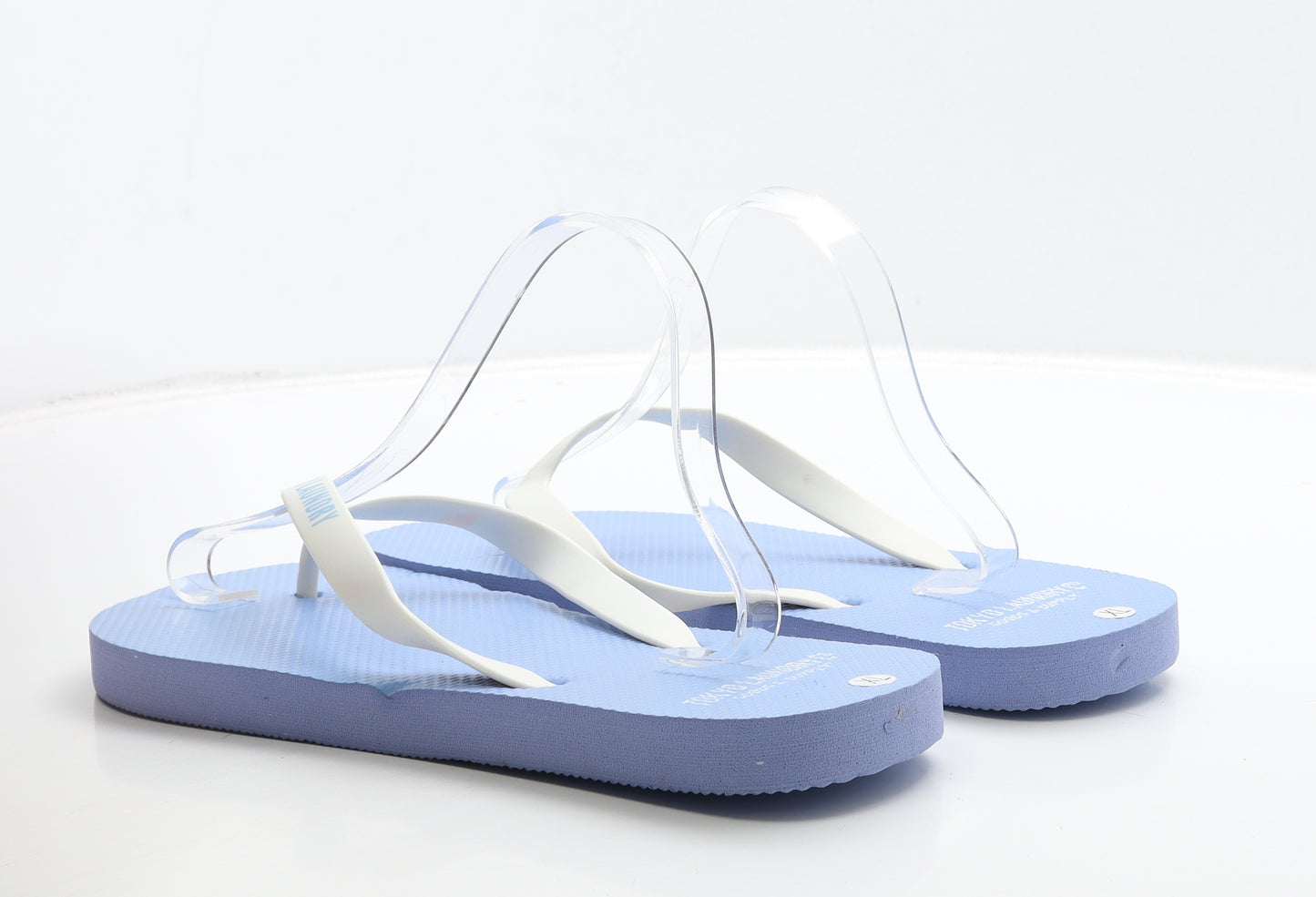 Tokyo Laundry Mens Blue Rubber Thong Sandal UK 11.5