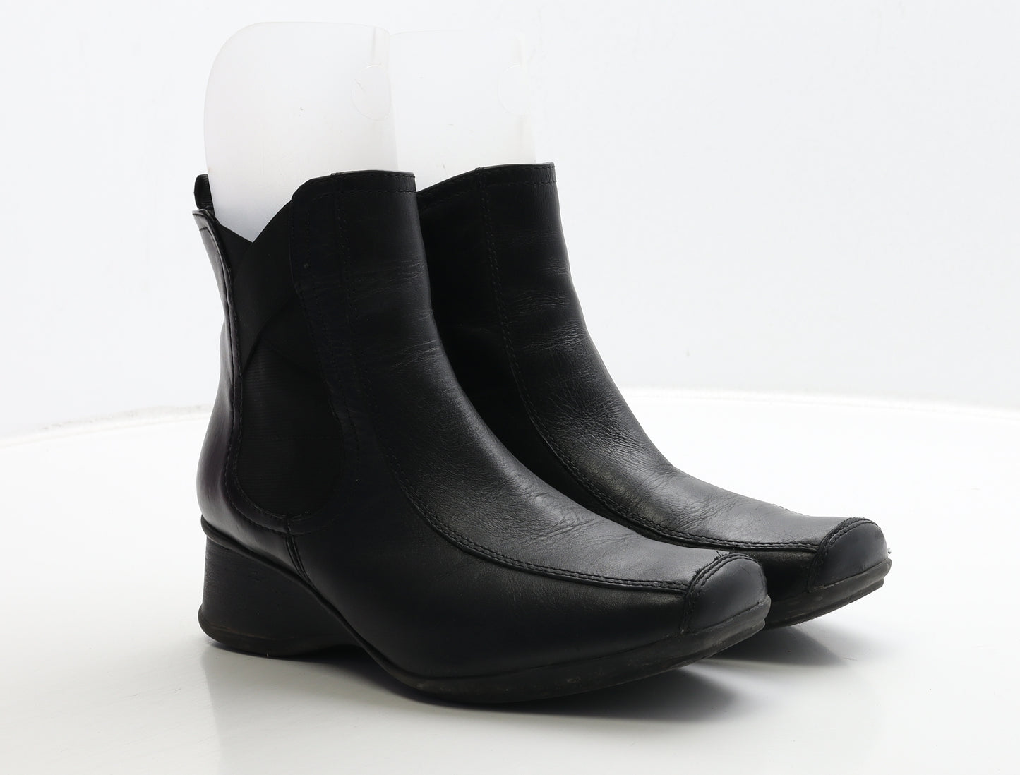 Clarks Womens Black Leather Chelsea Boot UK 6