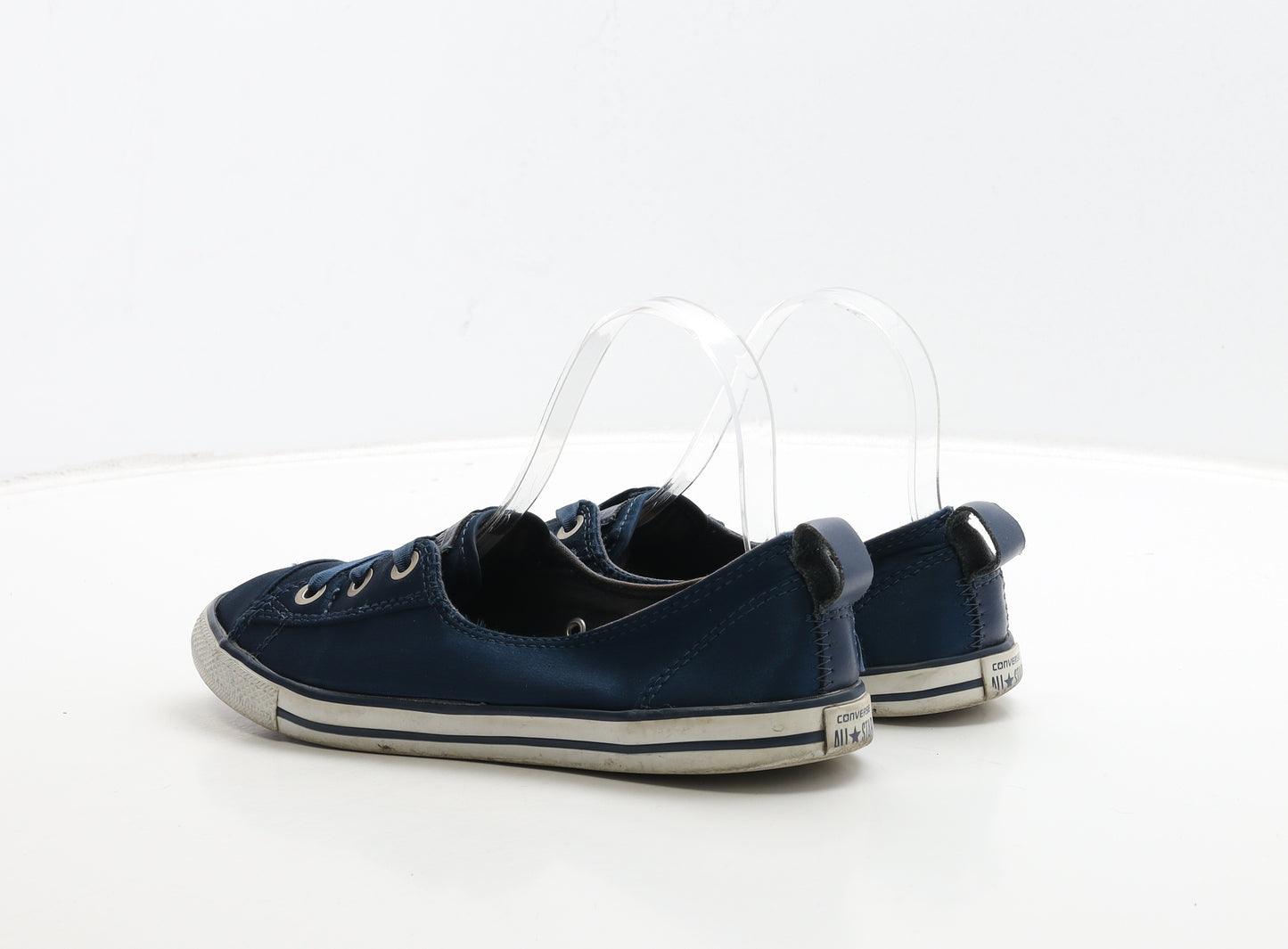 Converse Womens Blue Polyester Trainer UK 6 40