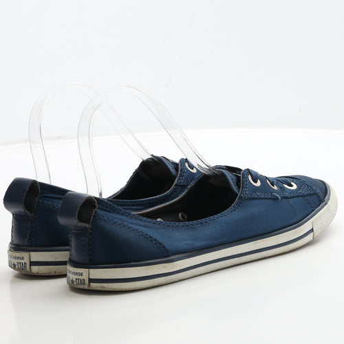 Converse Womens Blue Polyester Trainer UK 6 40