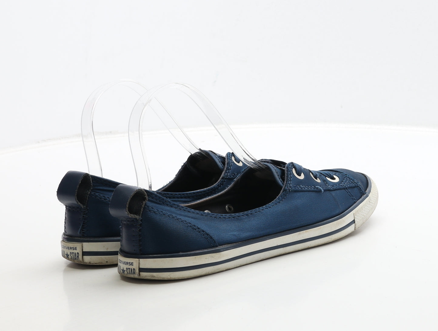 Converse Womens Blue Polyester Trainer UK 6 40