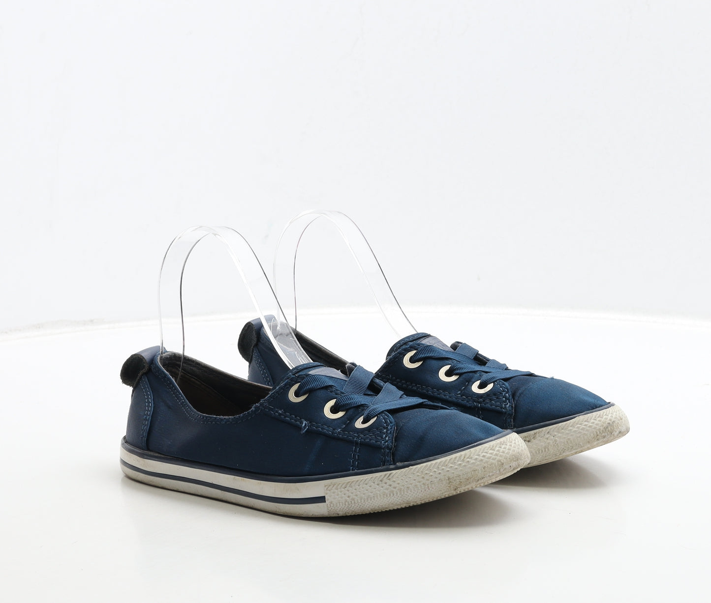 Converse Womens Blue Polyester Trainer UK 6 40