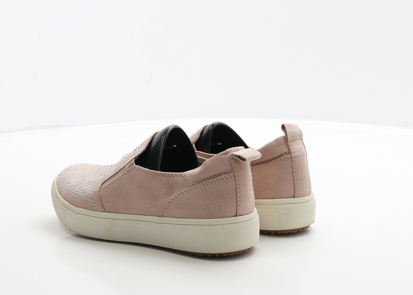 Tamaris Womens Pink Suede Loafer Flat UK 4 37