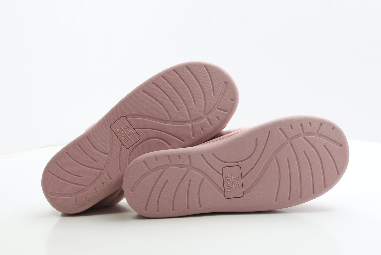 Primark Womens Pink Polyester Slip On Slipper UK 40