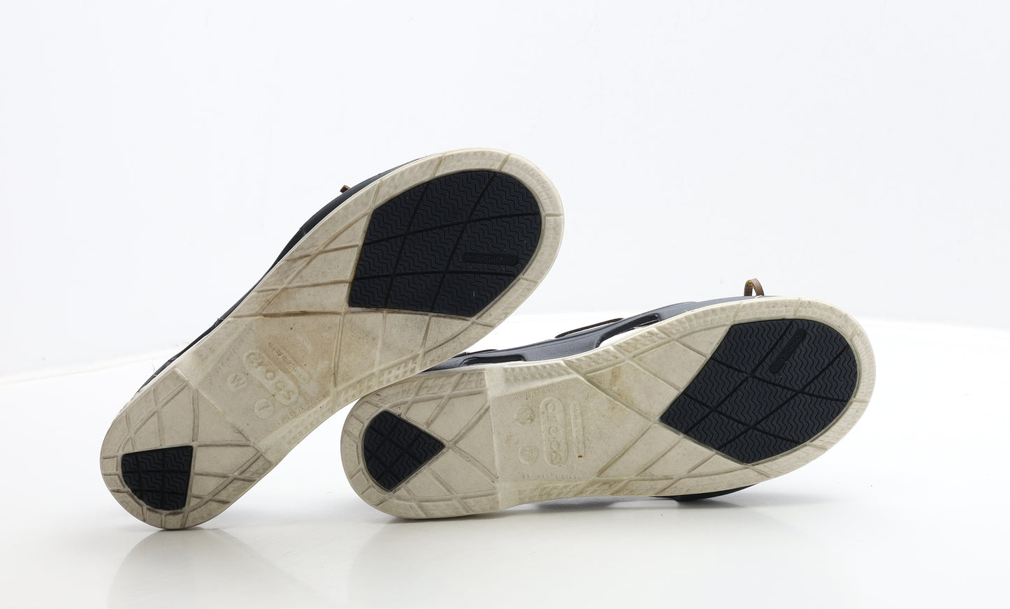 Crocs Womens Blue Rubber Boat Shoe Flat UK 7