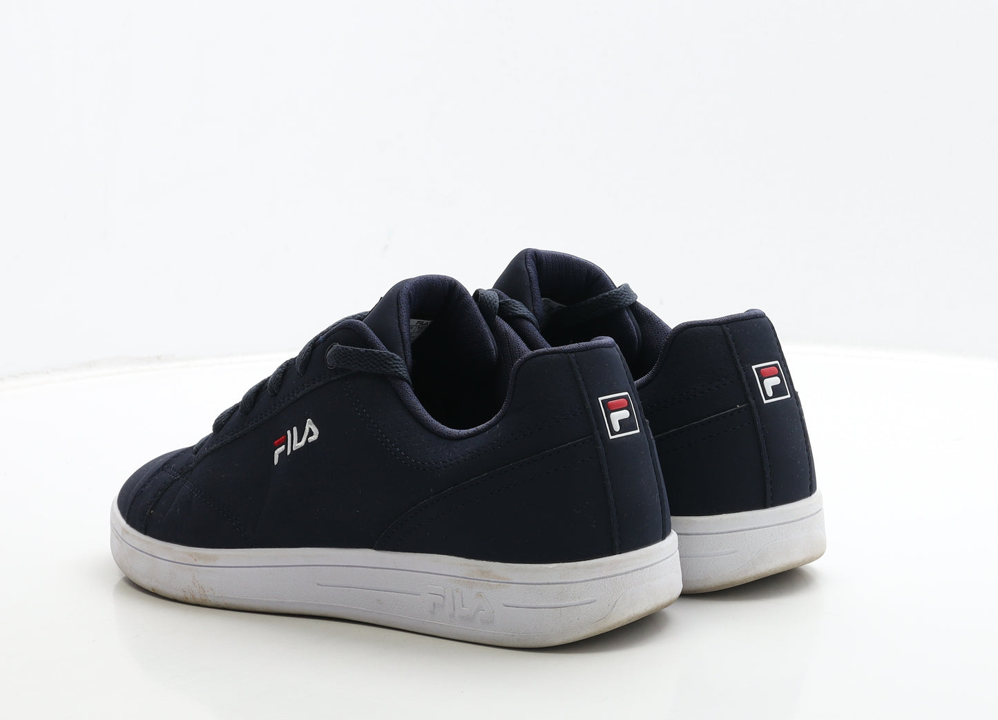 FILA Mens Blue Leather Trainer UK 8 42