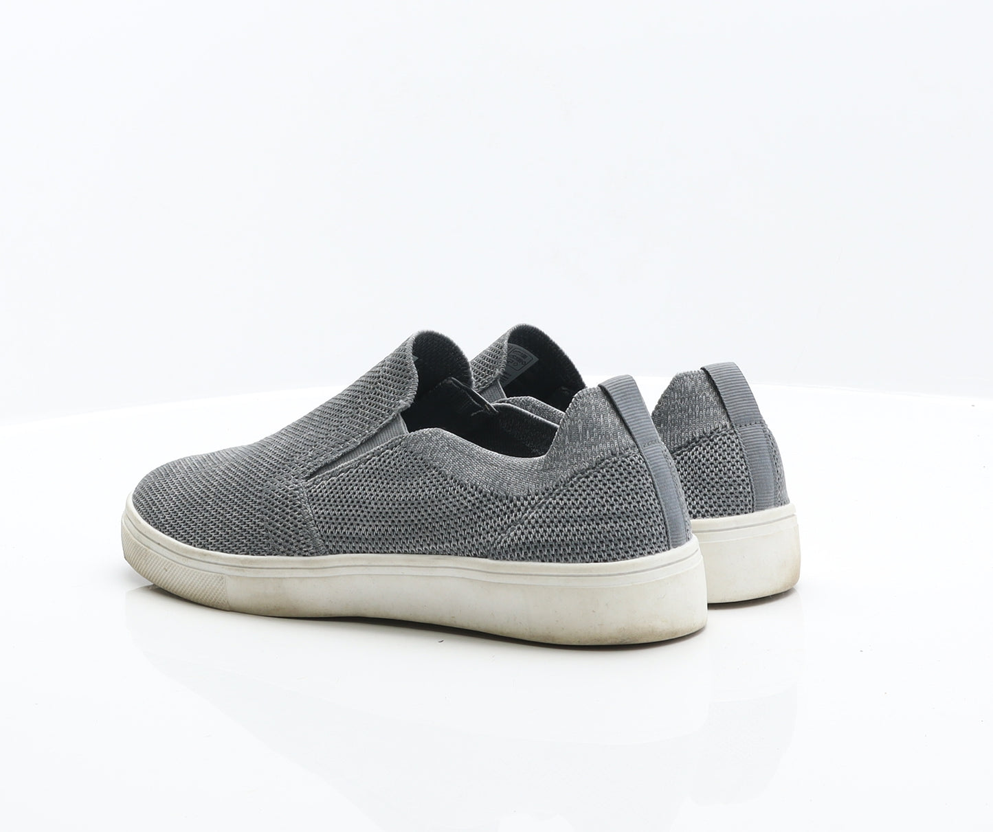 F&F Mens Grey Synthetic Slip On Casual UK 8 42