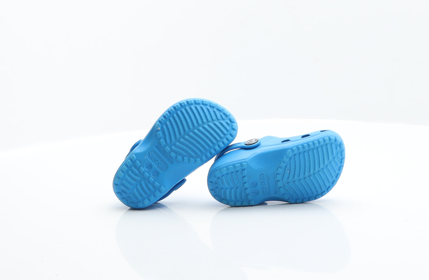 Crocs Boys Blue Rubber Clog Sandal UK 6 US 7