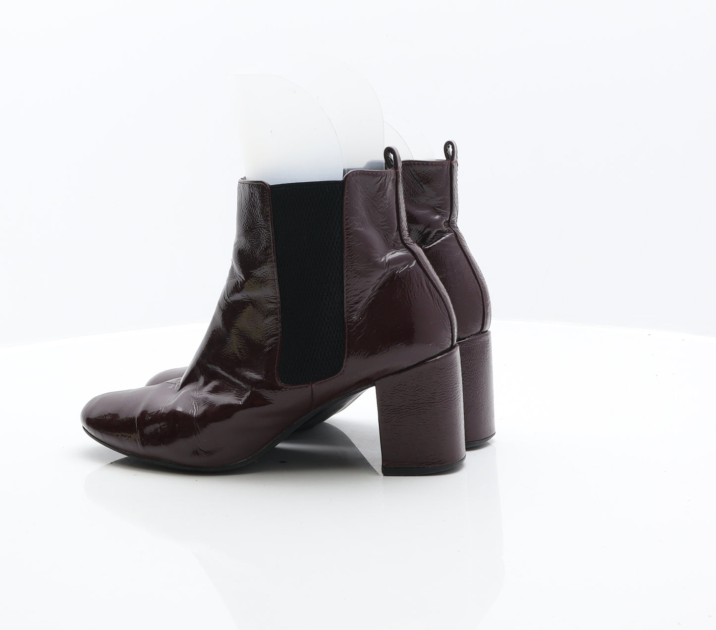 Insolia Womens Purple Leather Chelsea Boot UK 6
