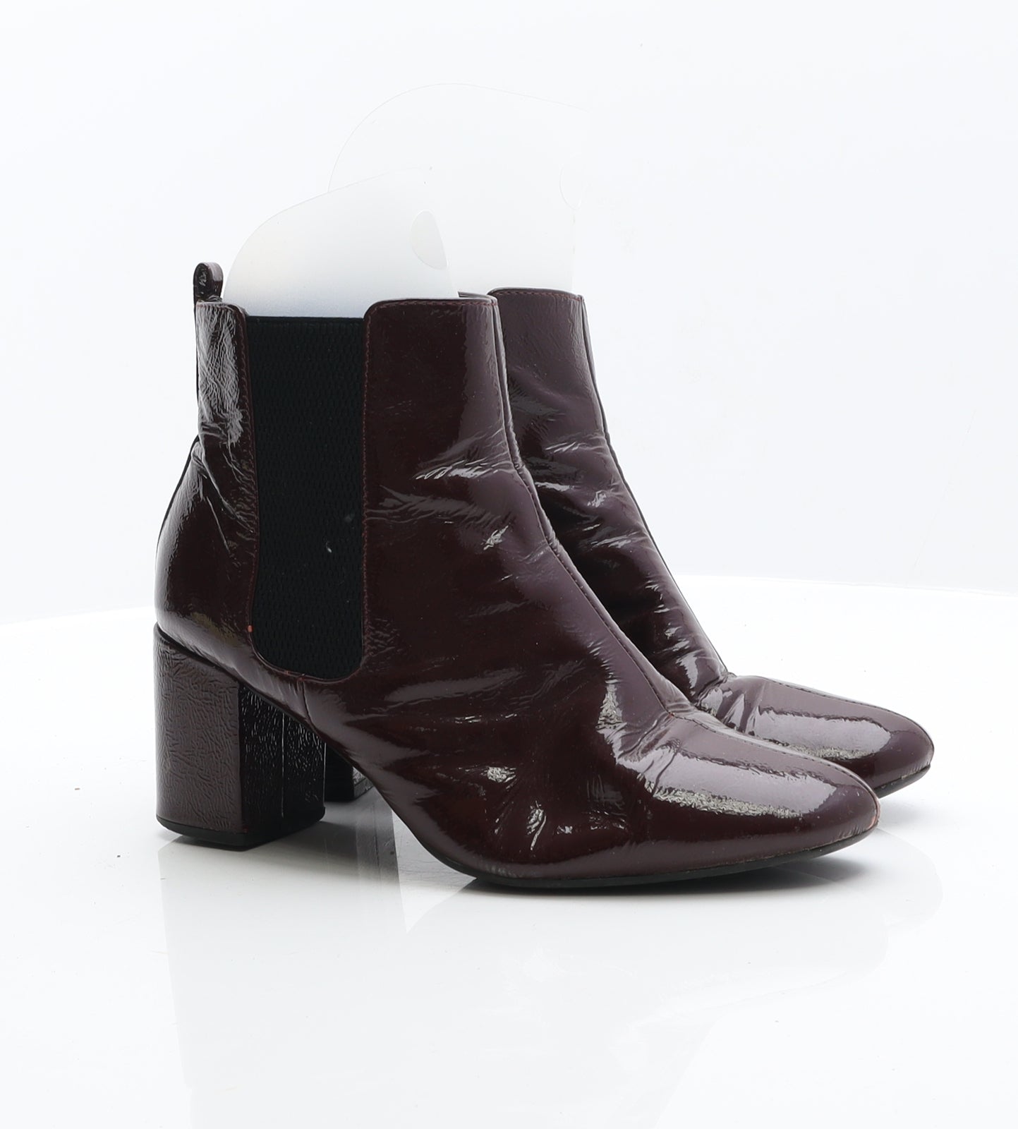 Insolia Womens Purple Leather Chelsea Boot UK 6