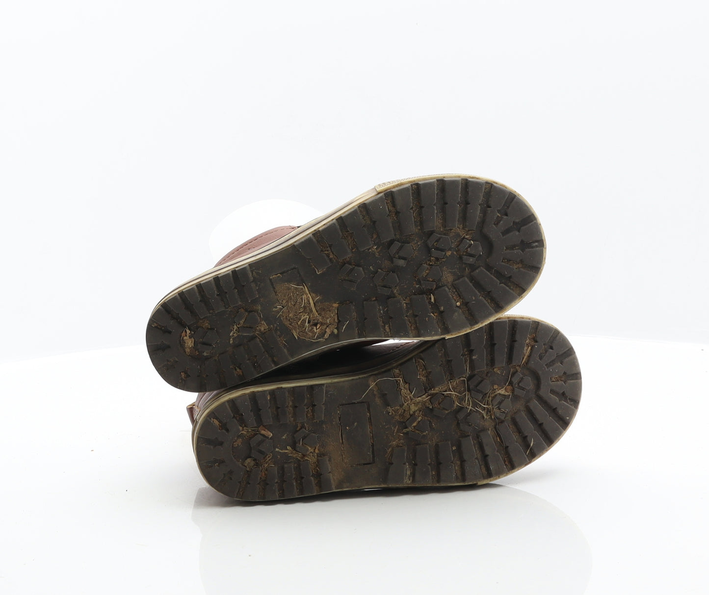 XTI Territory Boys Brown Leather Biker Boot UK 1.5 33