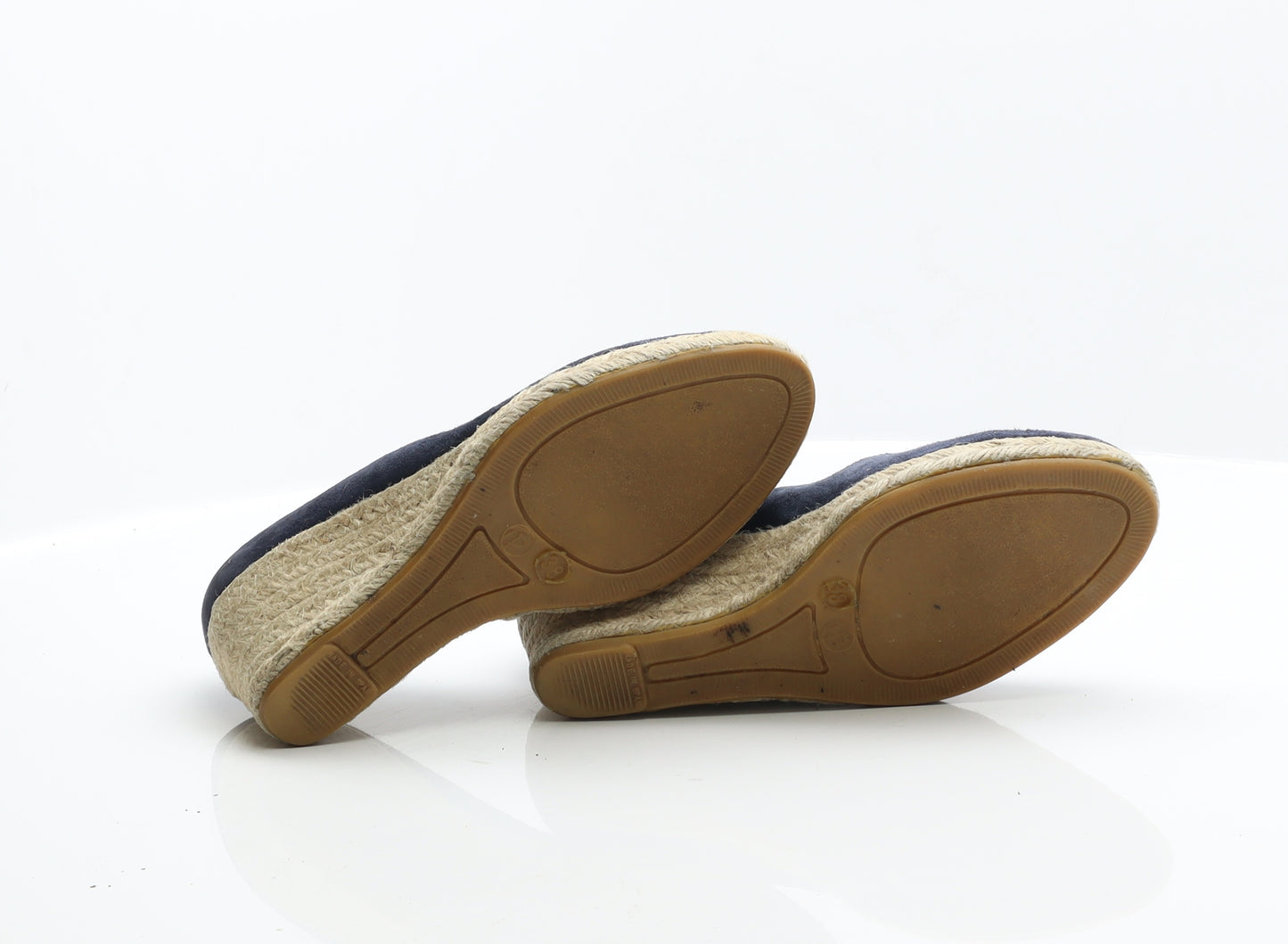 Preworn Womens Blue Suede Espadrille Heel UK 5 38