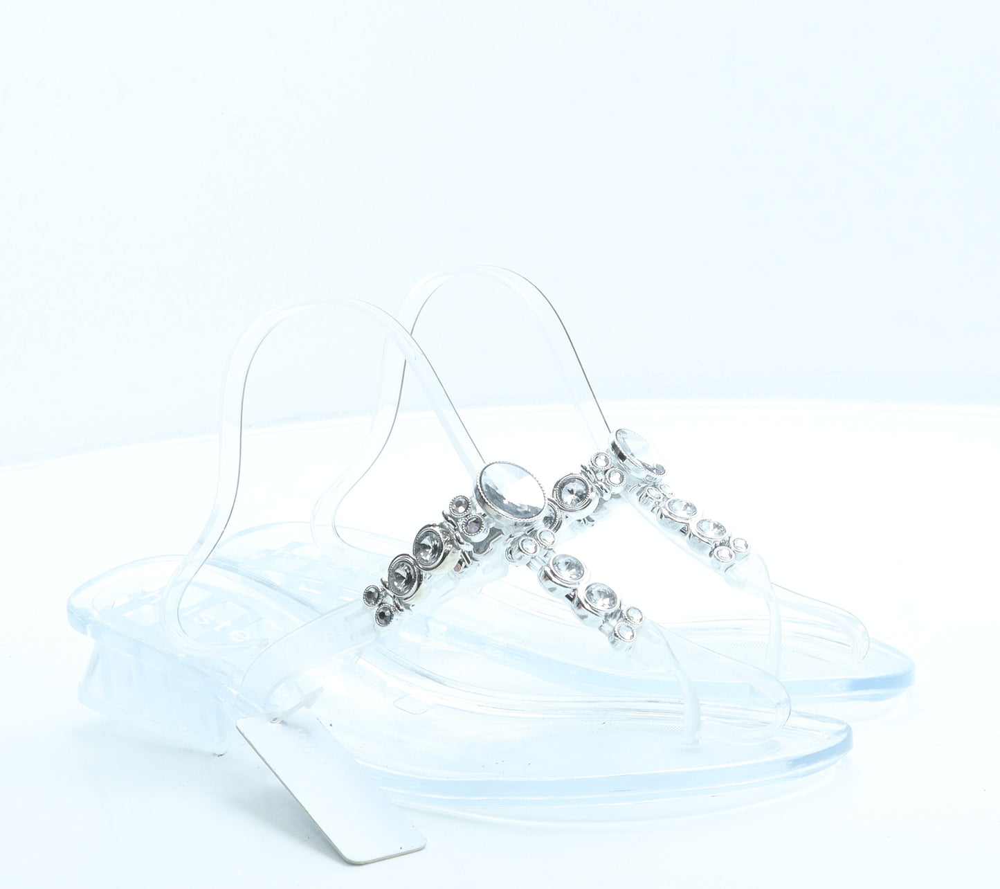 Holster Womens Clear Polyester Thong Sandal UK 8 41 US 10