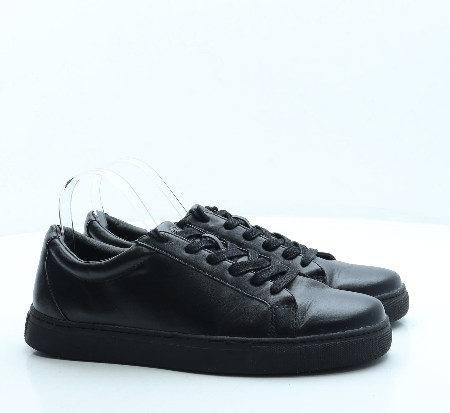 Kurt Geiger Mens Black Leather Trainer UK 9 43