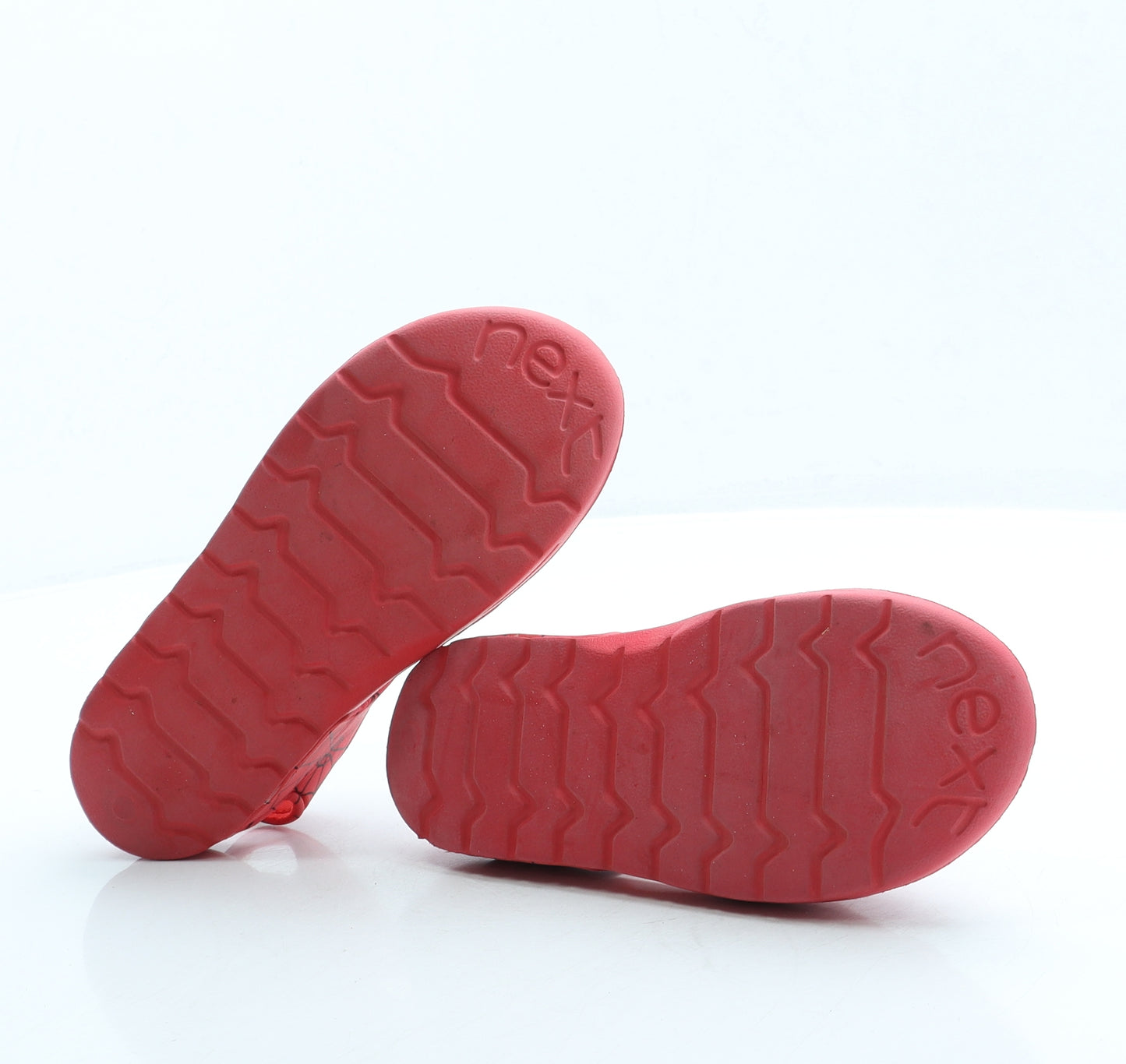 NEXT Boys Red Rubber Slip On Sandal UK 12 - Spiderman