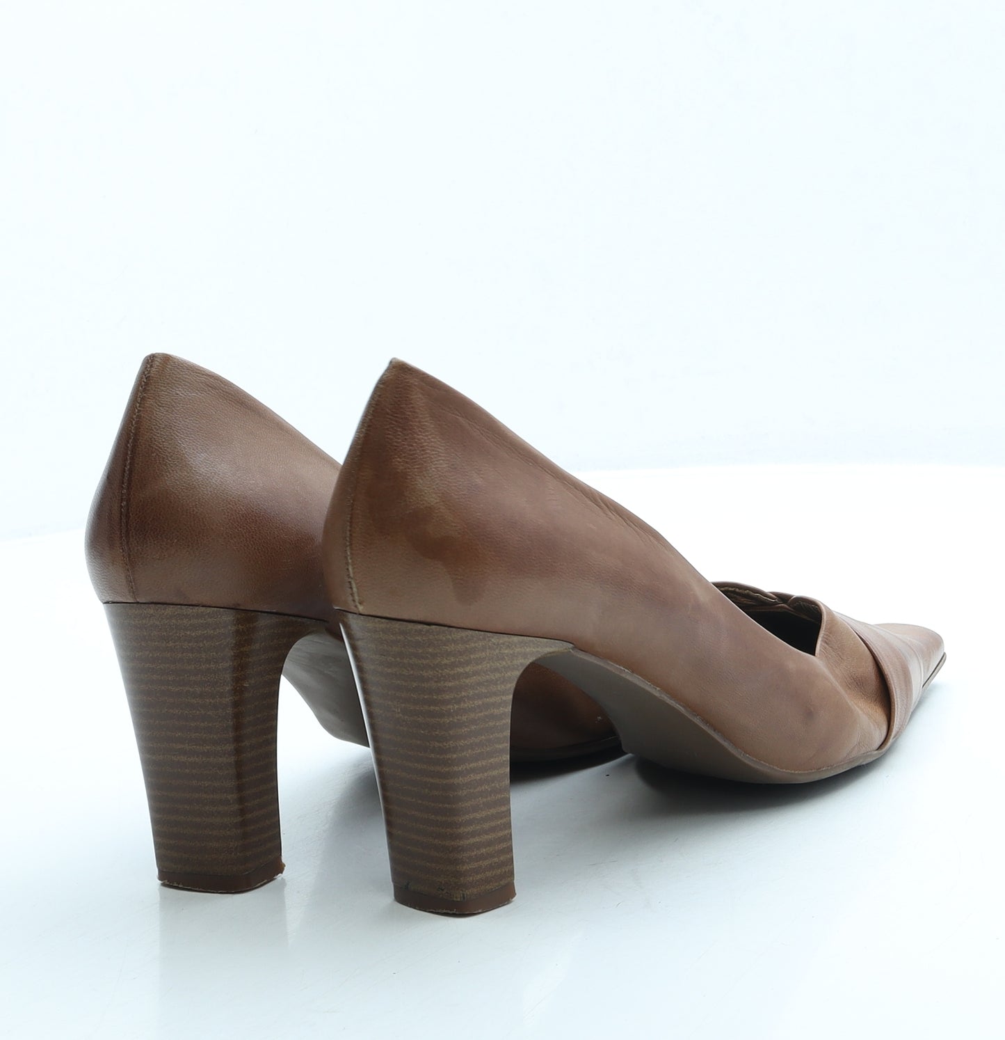 Jane Shilton Womens Brown Leather Court Heel UK 7 41