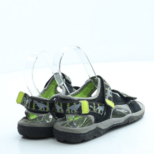 Walkright Boys Grey Polyester Slip On Sandal UK 11