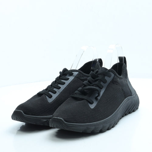 PEP&CO Mens Black Polyester Trainer UK 7