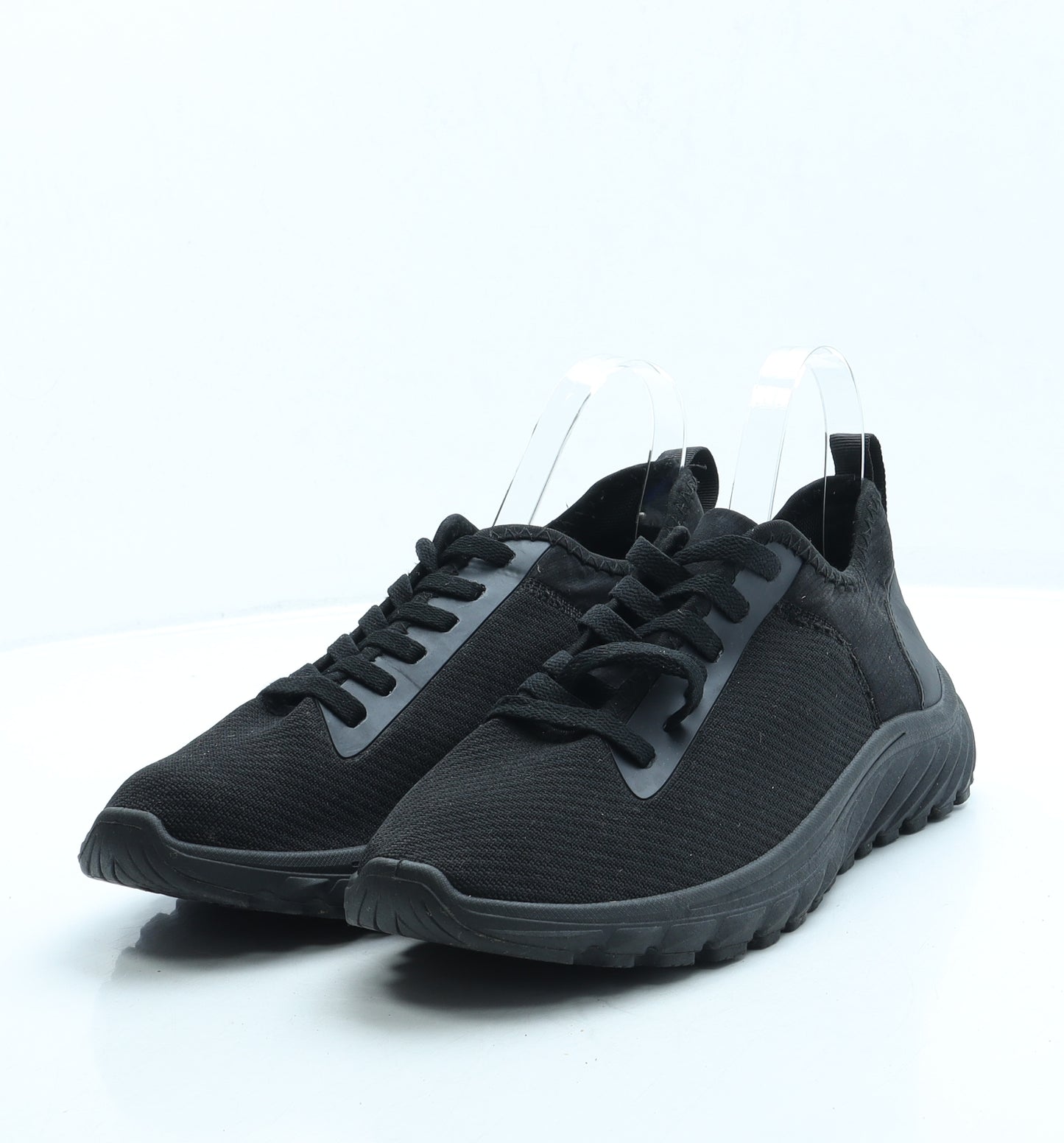 PEP&CO Mens Black Polyester Trainer UK 7