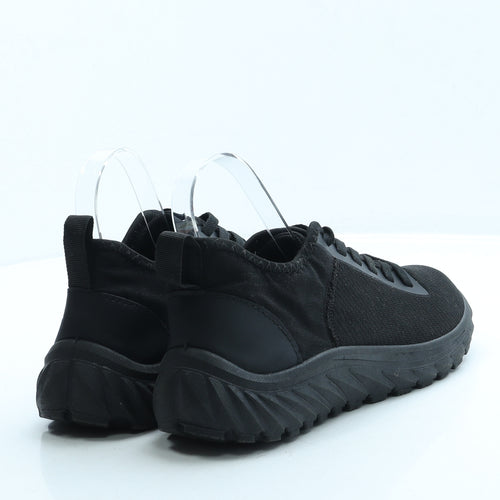 PEP&CO Mens Black Polyester Trainer UK 7