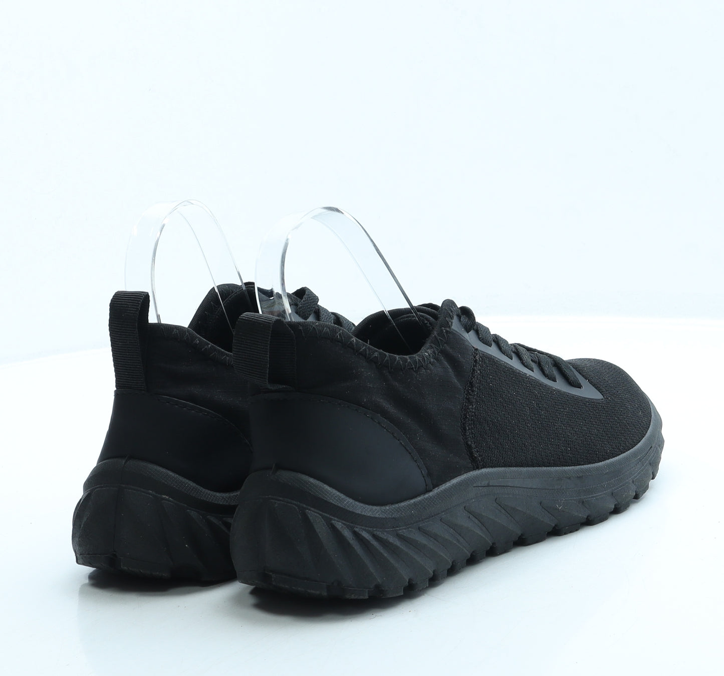 PEP&CO Mens Black Polyester Trainer UK 7