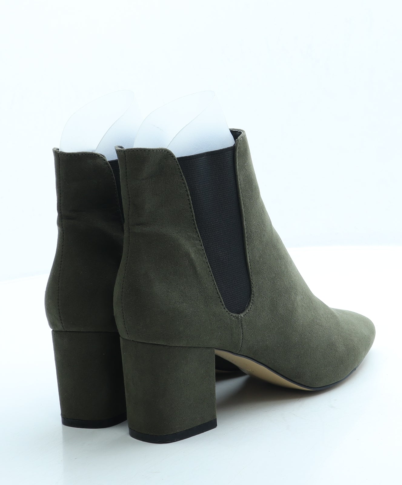 Faith Womens Green Suede Bootie Boot UK 6 39