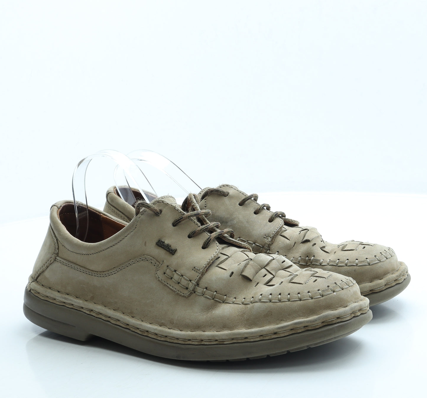 Josef Seibel Mens Beige Polyester Boat Shoe Casual UK 11 45