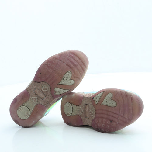 Preworn Girls Purple Polyester Trainer UK 1 - LOL Dolls