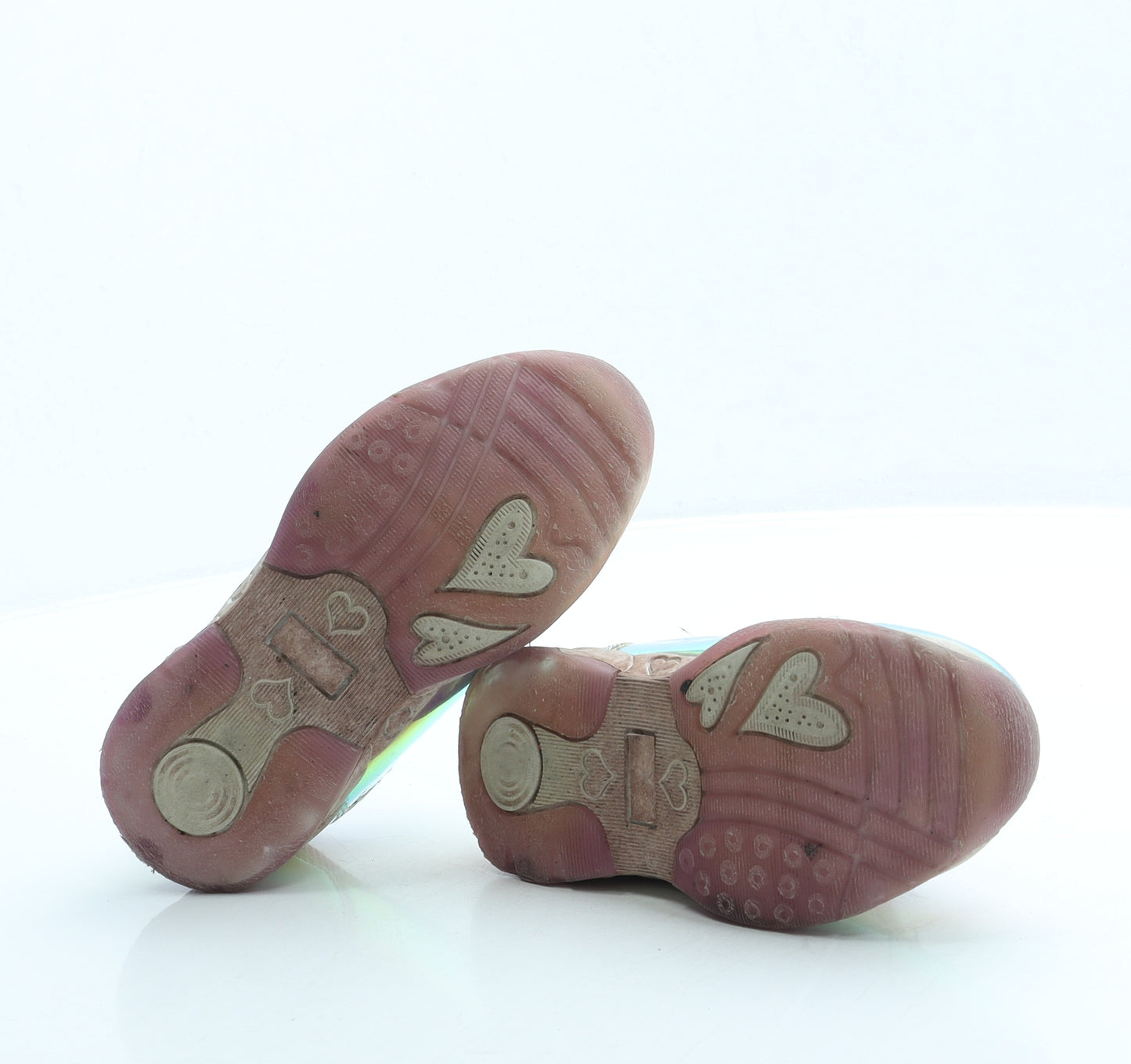 Preworn Girls Purple Polyester Trainer UK 1 - LOL Dolls