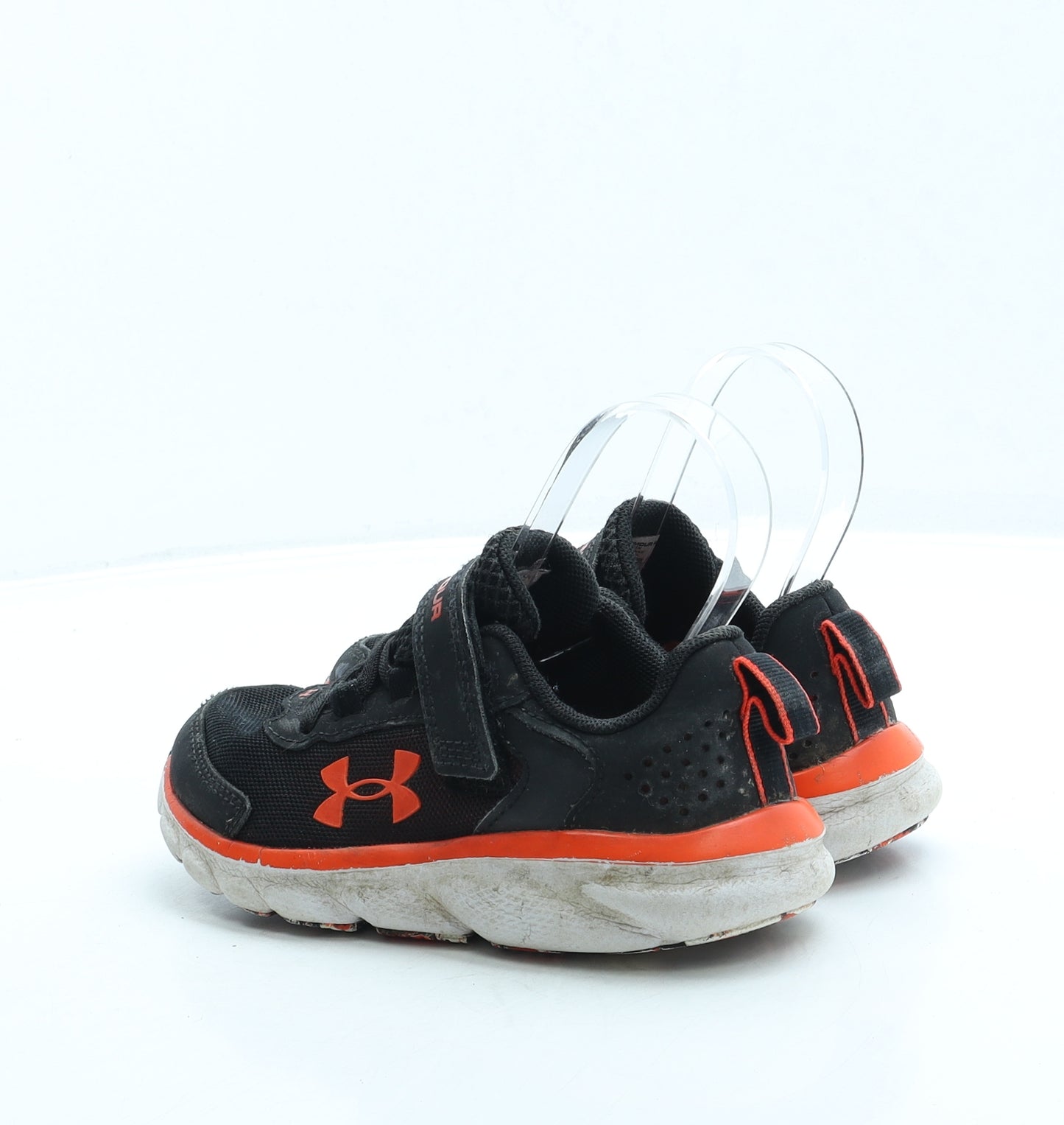 Under armour Boys Black Polyester Trainer UK 12 30