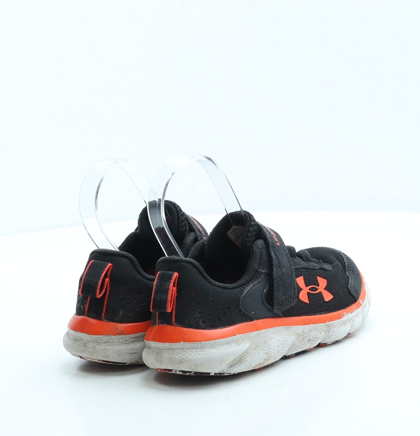 Under armour Boys Black Polyester Trainer UK 12 30
