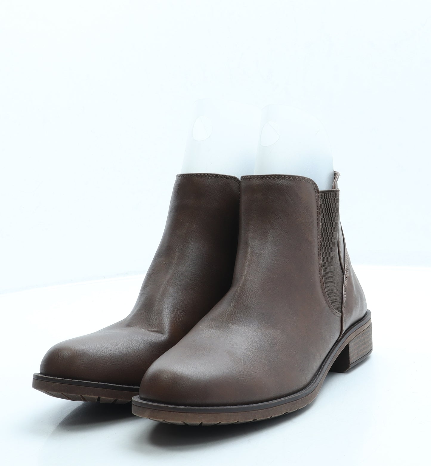 Good for the Sole Womens Brown Leather Chelsea Boot UK 8