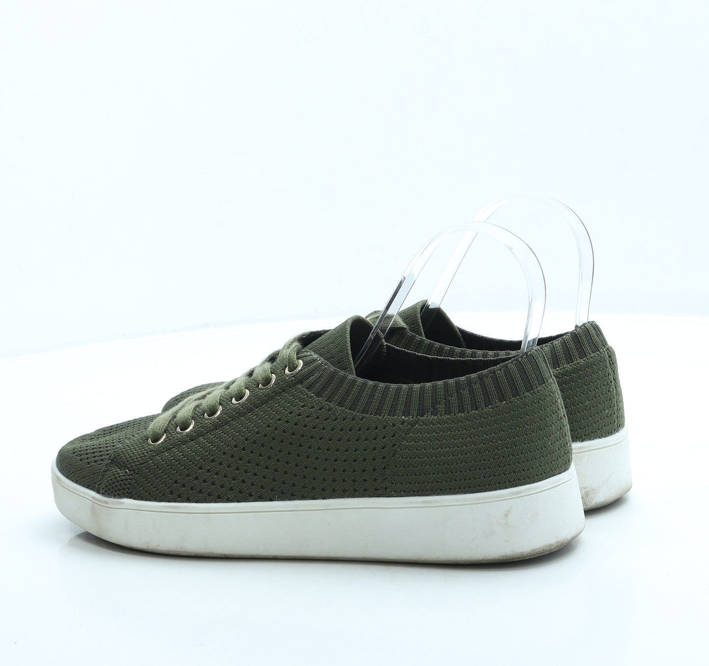 Solea Womens Green Polyester Trainer UK 7 40