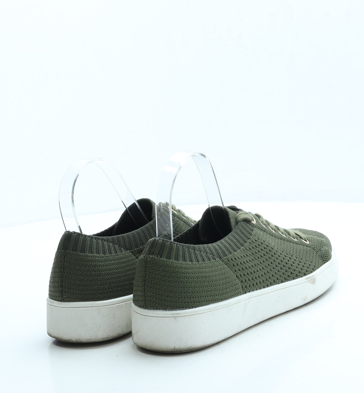 Solea Womens Green Polyester Trainer UK 7 40