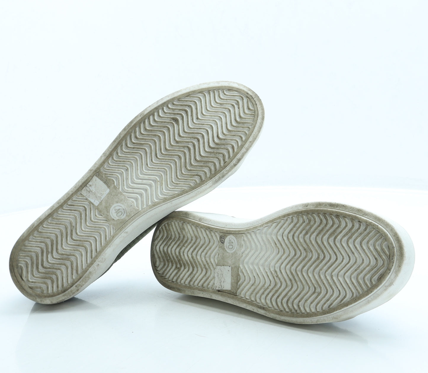 Solea Womens Green Polyester Trainer UK 7 40