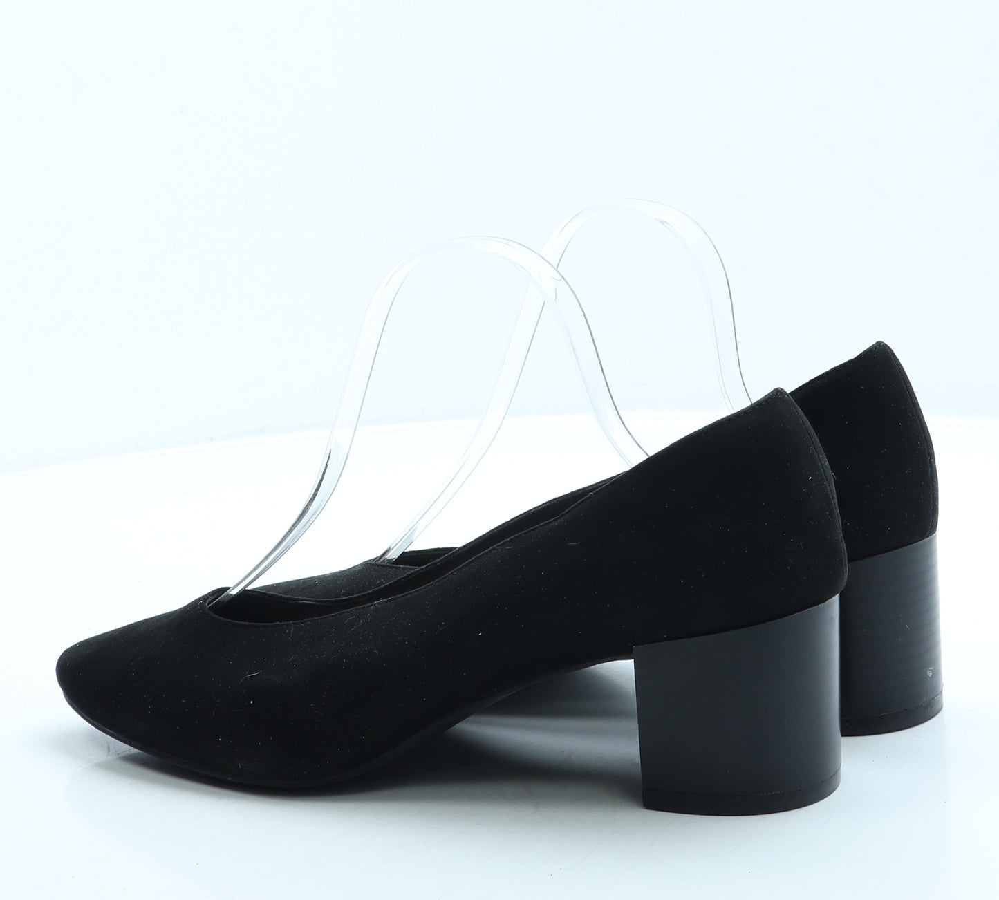 Marks and Spencer Womens Black Suede Court Heel UK 7.5