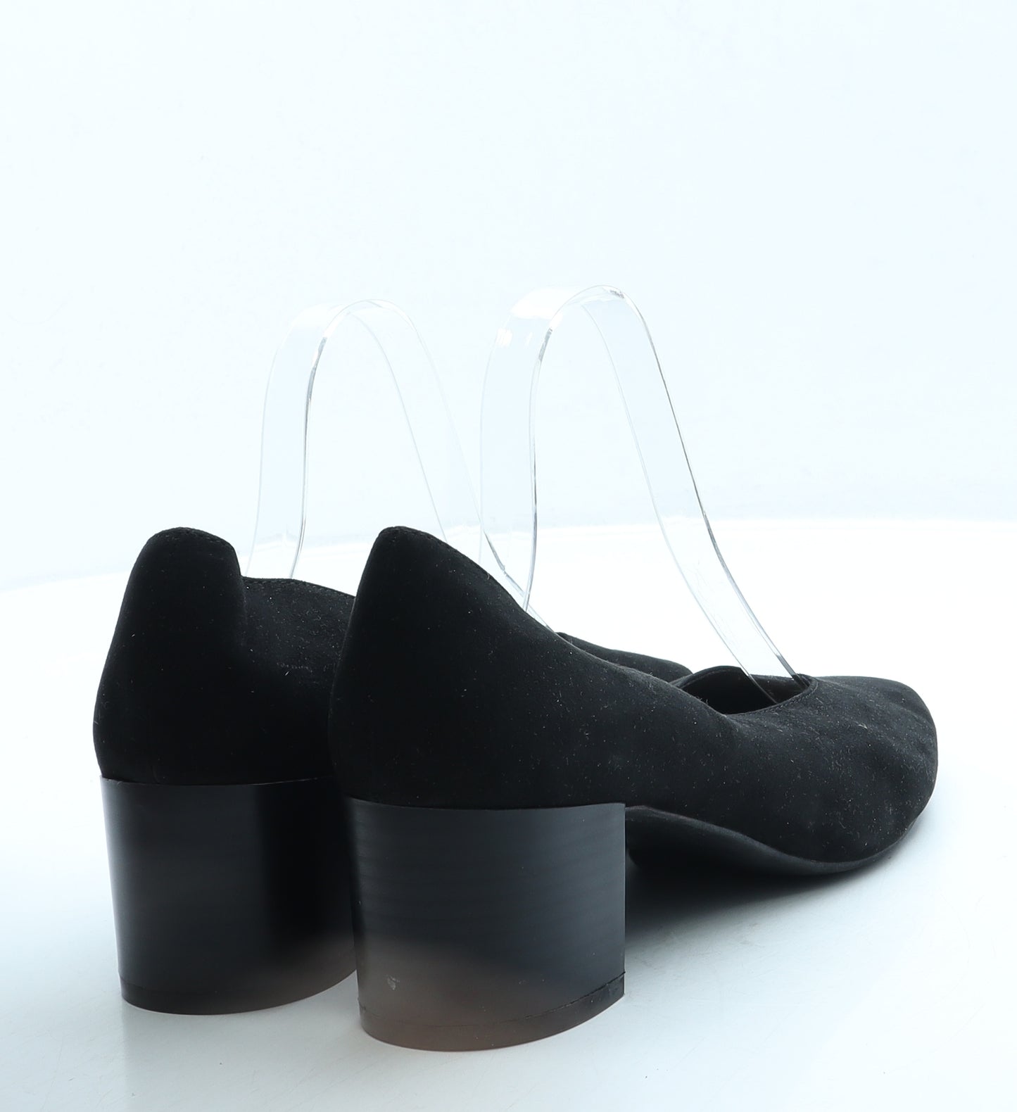 Marks and Spencer Womens Black Suede Court Heel UK 7.5