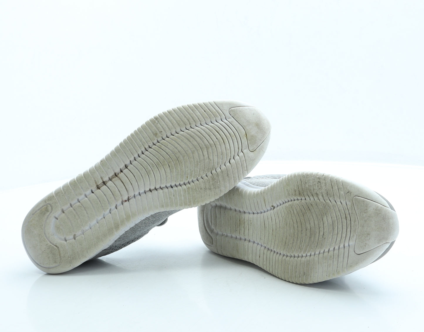 F&F Womens Grey Polyester Trainer UK 6.5 40