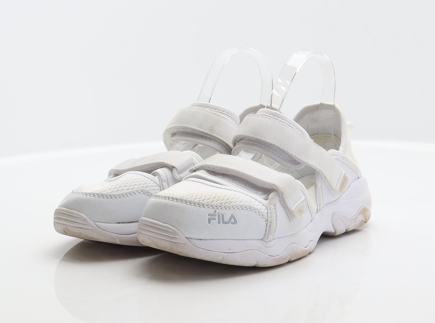 FILA Womens White Synthetic Trainer UK 5.5