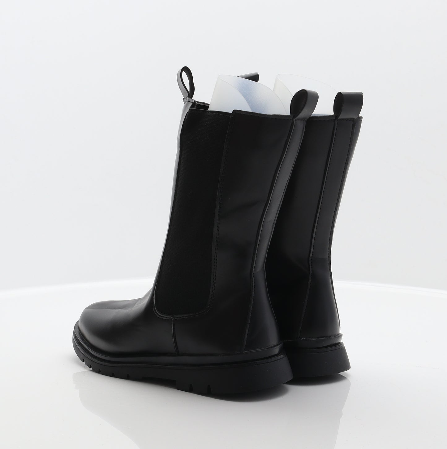 Preworn Womens Black Synthetic Chelsea Boot UK 3.5 36