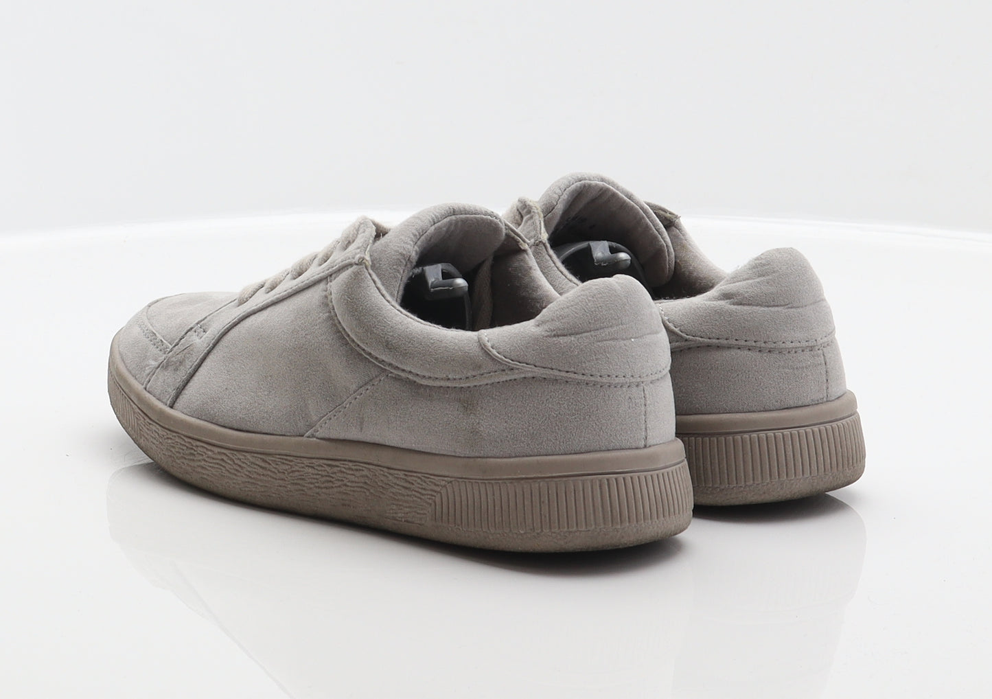 New Look Girls Grey Polyester Trainer UK 2 35