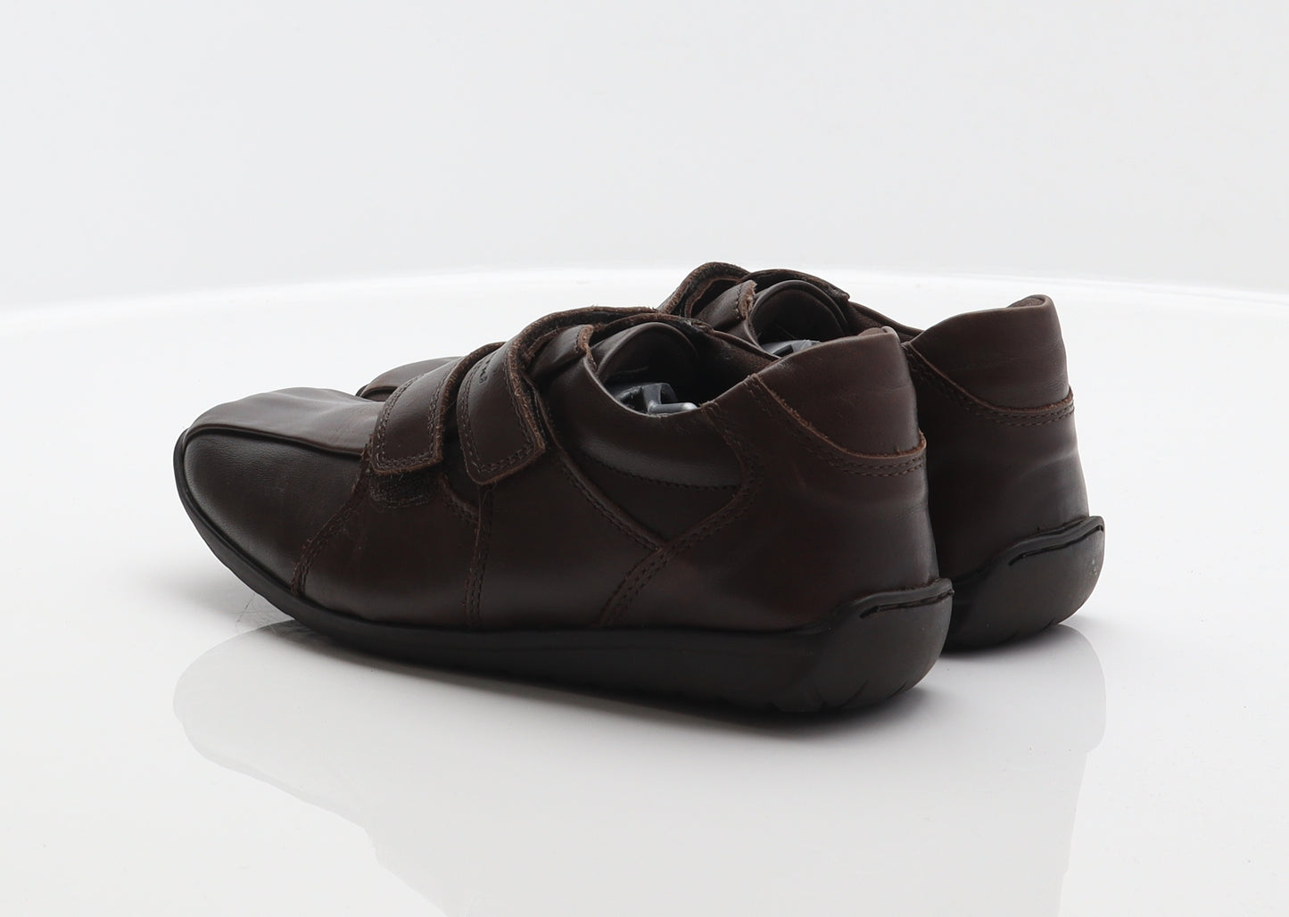 NEXT Boys Brown Leather Trainer UK 1